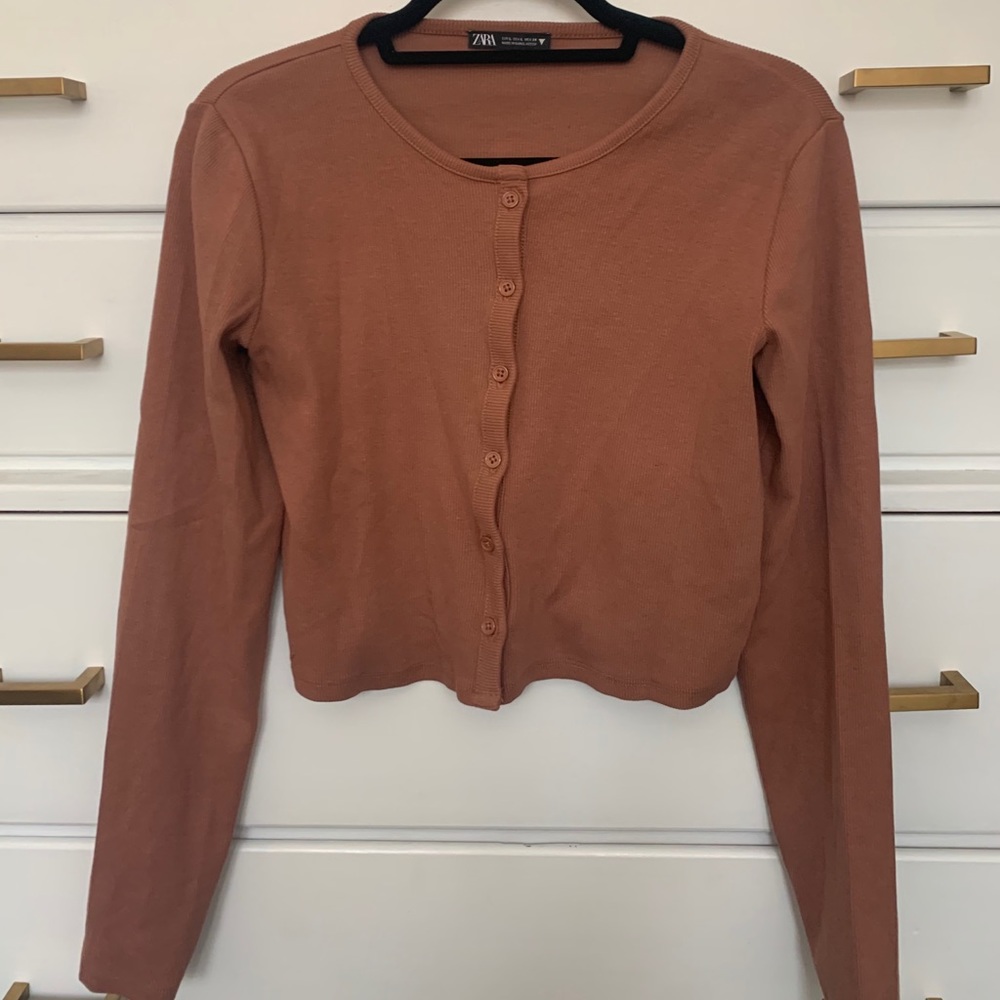 Zara cropped cardigan